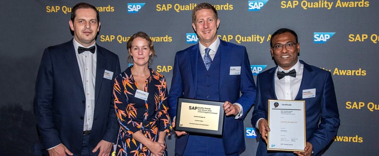 Innovation Category at the SAP Quality Awards